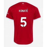Camisa de Futebol Liverpool Ibrahima Konate #5 Equipamento Principal 2023-24 Manga Curta